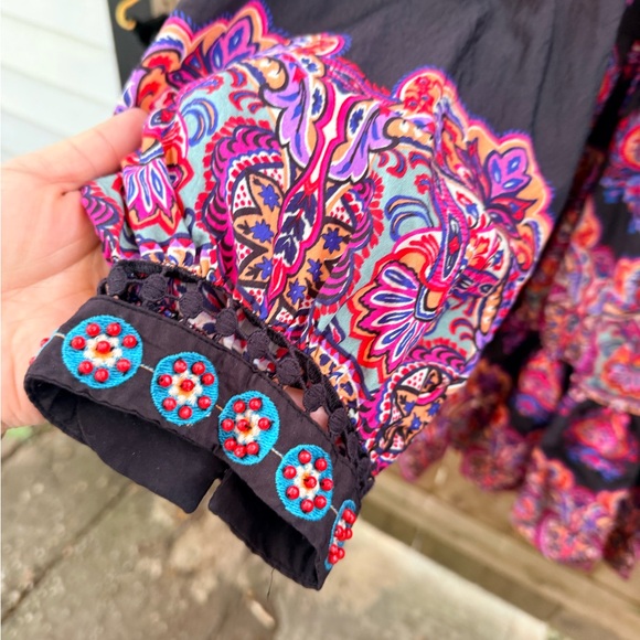 Anthropologie Bohemian Patterned Dress - Picture 3 of 9